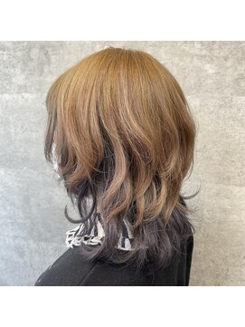 キャラ シャローネ 池袋(Chara Chalone) ウルフインナー【池袋/池袋駅/ウルフカット/インナーカラー】