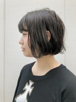 アンドチル 渋谷(AND CHILL)&nbsp;クセを魅力に♪ニュアンスボブ/くせ毛カット/ミニボブ 渋谷