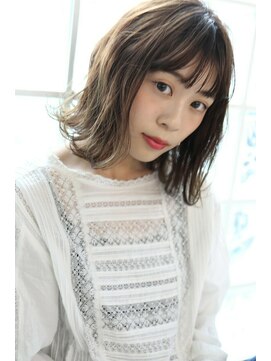 ヘアアンドメイク シークネクスト(HAIR&MAKE SeeK NEXT) 【SeeK NEXT】ブラントボブ×シアグレージュ