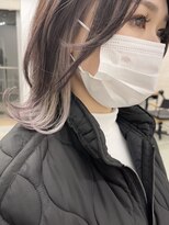 キラ 原宿(KILLA)&nbsp;インナーカラーショコラアッシュヘルシースタイル波巻きぎゃう