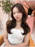  カラー/レイヤーカット/韓国ヘア/アッシュブラウン