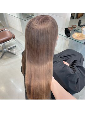 ヘアーメイクチック(HAIR MAKE CHiC) ロイヤルグレージュベージュカラーダブルカラー透明感カラー