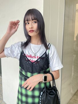 チクロヘアー(Ticro hair) lavender greige