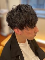 スカイ 亀戸店 (sky)&nbsp;ハイライト/マッシュパーマ/アッシュブラック<理容室>[亀戸]