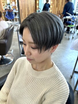 ヘアラウンジ アングゥ(hair lounge ungu) マットグリーンアッシュ