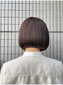 内におさまるボブ/内巻きボブ/暖色カラー/顎ラインボブ/横浜