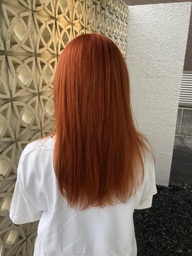 ワクヘアー(WaKu hair) オレンジカラー