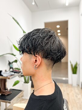 セイドット フクオカ(Say.FUKUOKA) 【メンズ★大名】シークレットハイライト×毛流れパーマ×眉毛