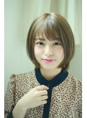 大人カジュアル小顔ショートボブ　オット新宿