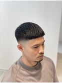 クロップスタイル フェード メンズカット バーバー