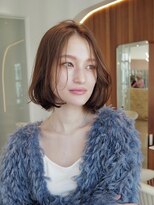 ケアリー 越谷レイクタウン(Carelly) デザインカラー/レイヤーカット/ウェットヘア/オリーブベージュ