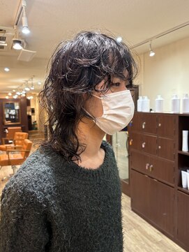 アンヴォーグ(en VOGUE) ロングウルフ×ニュアンスパーマ