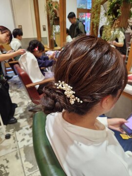 シャペウ駒込 シニヨン×持ち込みアクセサリー