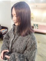 スーハ 恵比寿(SUUHA)&nbsp;人気ラベンダーグレージュ/ボルドー/切りっぱなしロブ/子連れ◎