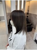 白髪ぼかしハイライト