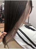 グレージュインナーカラー 担当-木村優伽
