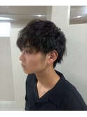 【波打ちウェーブショート】メンズスタイルはセットで変わる！