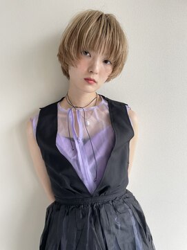 シアン(cyan.) ブロンズカラー/マッシュボブ