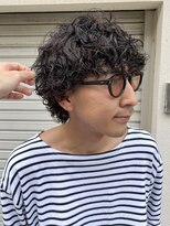 ビーブルー(B.Blue) マッシュウルフパーマ