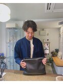 センター分け
