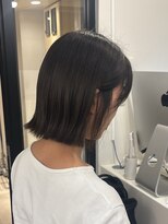 アコロン(acoron)&nbsp;外はねボブ×ダークモカブラウン