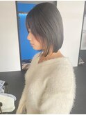 【和歌山美容室】髪質改善ストレート×重軽質感ボブ