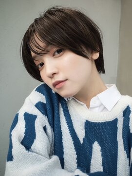 ギークス(GEEKS) 【GEEKS渋谷】レイヤーショート/チャコールグレー/冬カラー/小顔