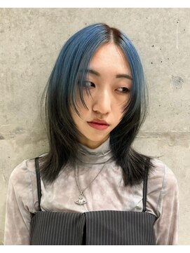 ルーツカラー/デザインカラー/ケアブリーチカラー/姫レイヤー