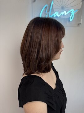 グランツ(GLANZ) GLANZ_黒髪/小顔/オリーブグレー/ココアベージュ