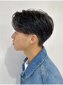 メンズ/センターパート/似合わせカット/ニュアンスパーマ