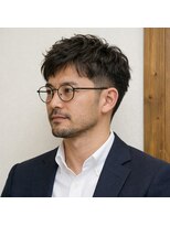 スープレックス ヘアーデザイン(SOUPREX HAIR DESIGN)&nbsp;大人メンズビジネスパーマ　20代 30代 40代 50代 60代　メンズ