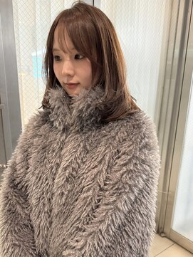 ラニヘアサロン(lani hair salon) オリーブカラー ブリーチ無しカラー イルミナダブルカラー