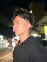 ラフテル ロマン(RAFTEL Roman)&nbsp;メンズカットツーブロックアップバングフェード低め【塩原大輔】