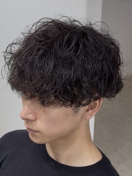 ベル 桑名(BHEL) 桑名メンズパーマシャドウパーマシースルーマッシュウルフゆるめ