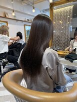 ロンドアベニール 北千住(Lond avenir)&nbsp;ダークパープル/髪質改善/縮毛矯正/オリーブベージュ/北千住