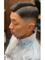 ヒロギンザ 大宮駅前店(HIRO GINZA)&nbsp;サイドパートフェード/大宮/メンズカット/バーバー