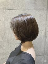 クロワ(croix)&nbsp;外国人風ボブ× オリーブグレージュ