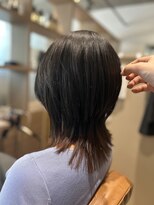 クーレ ビオトープ(+ CURE biotope)&nbsp;垢抜けインナーカラー×透明感グレージュウルフ