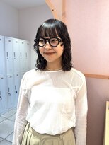 メルト 西梅田店(melt)&nbsp;顔周りがポイントミディアムパーマ