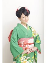 アイルビーヘア(I'll b hair)&nbsp;【下北沢＊I'll b hair＊】前髪おろした大人可愛い日本髪