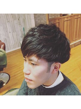 グットゥ ヘアアンドスペース(goutte hair&space) マッシュツーブロック