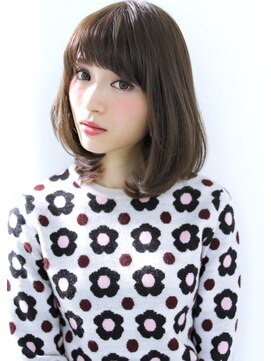 ラエティス(Laetus) 【Laetus】ナチュラル縮毛矯正×透明感ベージュ×大人ミディ