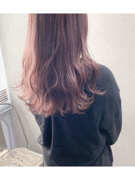 ジーナ 札幌(Zina) 【Zina札幌】イメチェン毛先パーマ耳かけ×フォギーベージュ