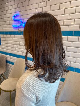 シー バイ ロンド 新宿(Sea by Lond) 【藤原三知代】ゆったりレイヤーでもてヘア