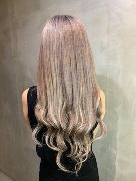 リエコー(RE'ECHO) 大人ギャル!ハイトーンカラー 髪質改善/エクステ/韓国