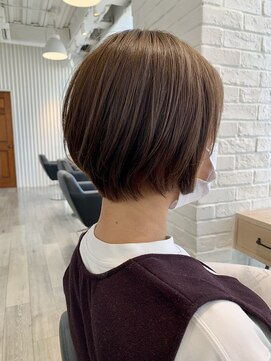 アーロン(aaron) 【サロンワーク】ナチュラルショート。