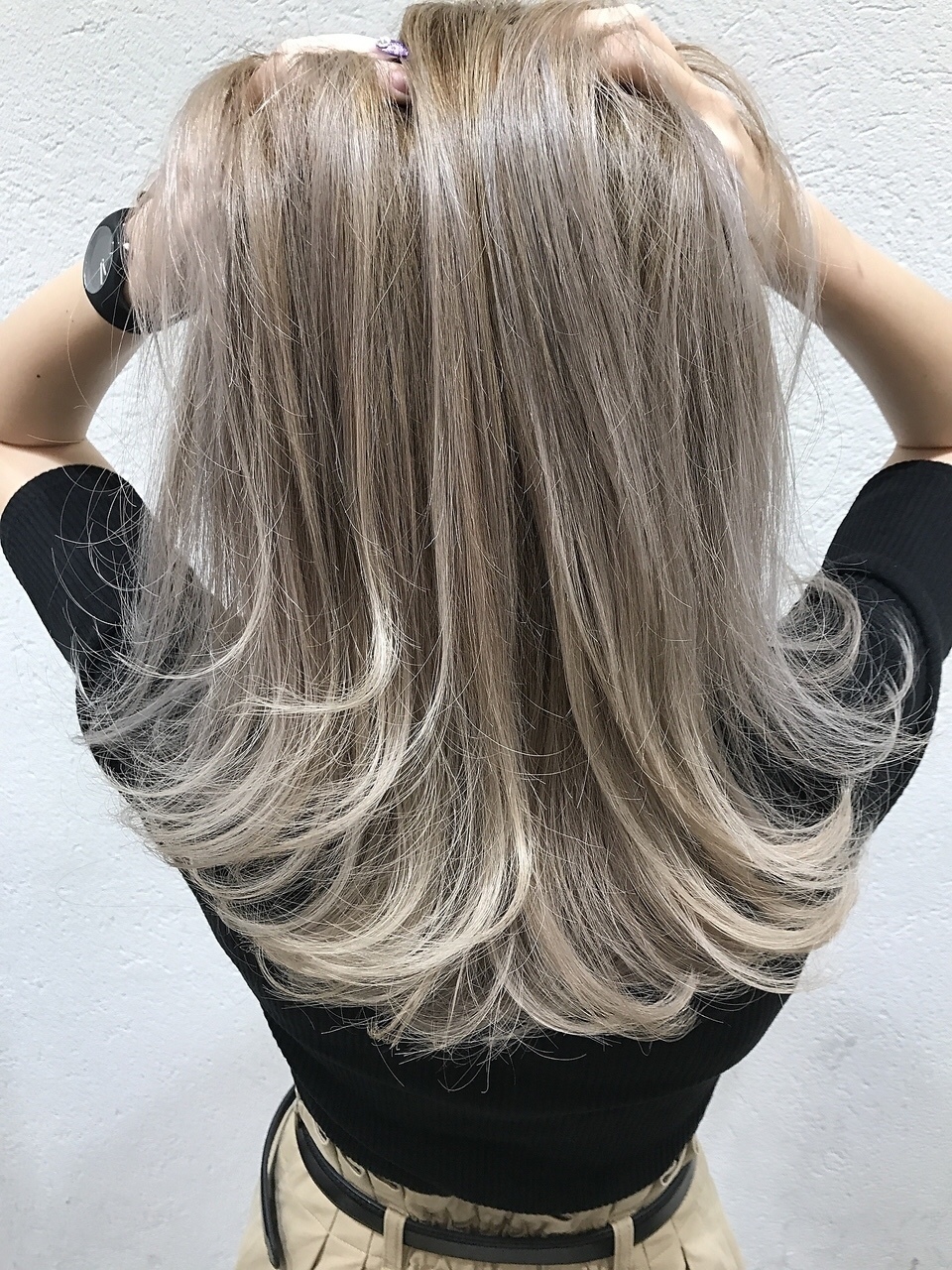 【ダブルカラー☆★】1ブリーチ＋透明感カラー＋最上級TOKIOトリートメント