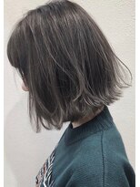 ビューティービースト 立町店(beauty:beast)&nbsp;アッシュベージュ×骨格補正ショート