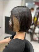 ベーシックボブ×インナーカラー