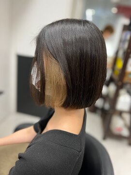 アイズ 本厚木(AIZU) ベーシックボブ×インナーカラー